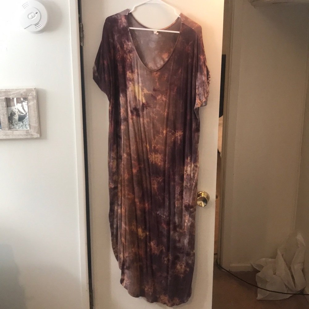 Tye-Dye Maxi Dress